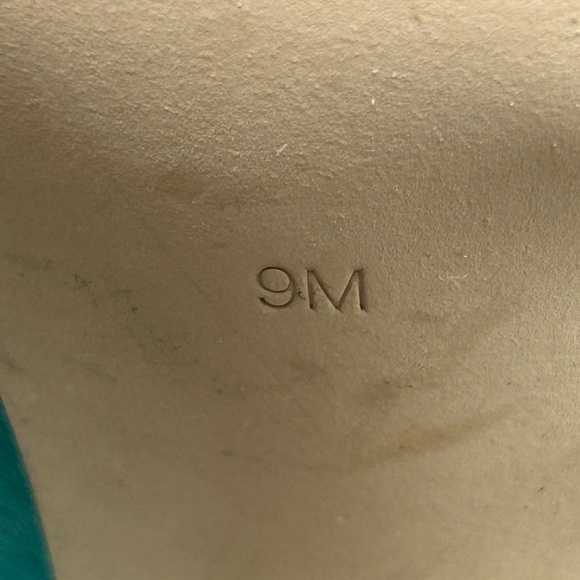 Guess GW Corale Teal Green Gladiator Heel  Open Toe Sandals Size 9 NWOT - Picture 10 of 12